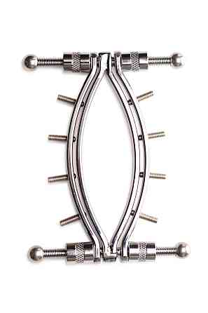 Затискач для вагіни Master Series: Spread 'Em Poker Vagina Clamp with Adjustable Pressure Screws, ши Sex Aura Київ