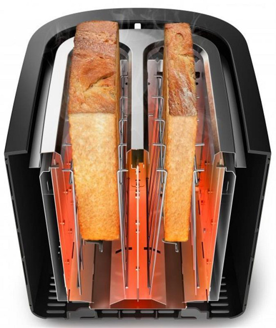 Тостер Philips Viva Collection HD2650/30 Метал Харків - фото 7