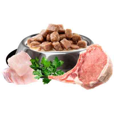 Влажный корм для кошек Mis Kiss с ягненком в соусе 100 г (4820164440186/4820111141432) Винница