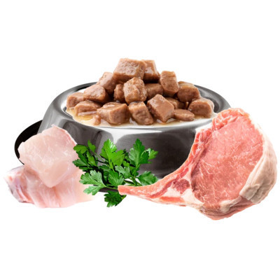 Вологий корм для кішок Mis Kiss з ягням в соусі 100 г (4820164440186/4820111141432) Вінниця - фото 2