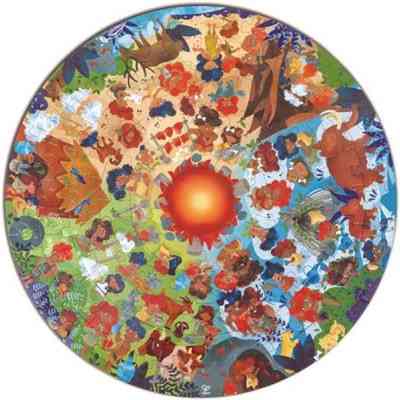 Пазл Hape круглый Каменный век 100 элементов (E1638) Винница