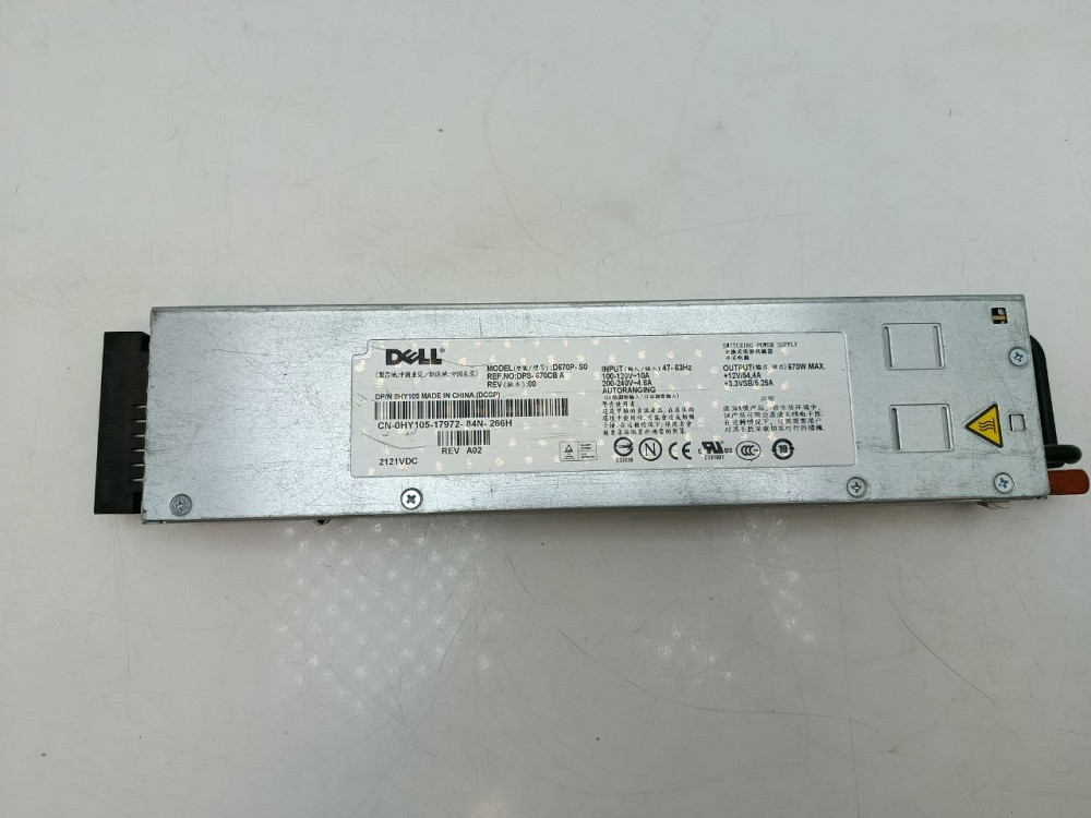 Серверний блок живлення Dell D670P-S0 670 Вт ( Товар вживаний) Луцк - изображение 1