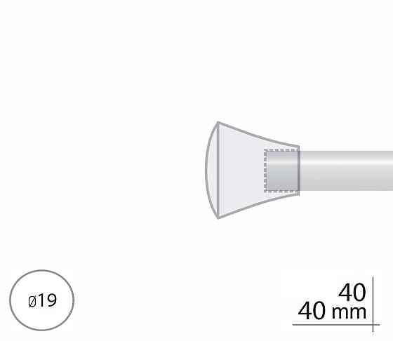 Закінчення для карнизу Orvit ПРИНЦ 19 мм ЗОЛОТО Львів