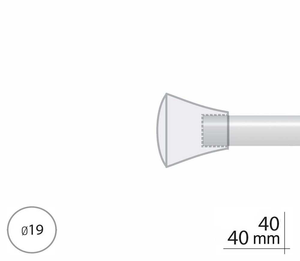 Закінчення для карнизу Orvit ПРИНЦ 19 мм ЗОЛОТО Львов - изображение 2