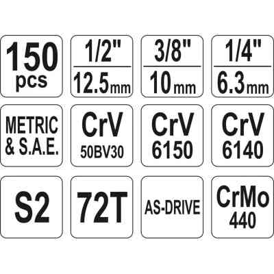 Набор инструментов Yato YT-38811 Винница