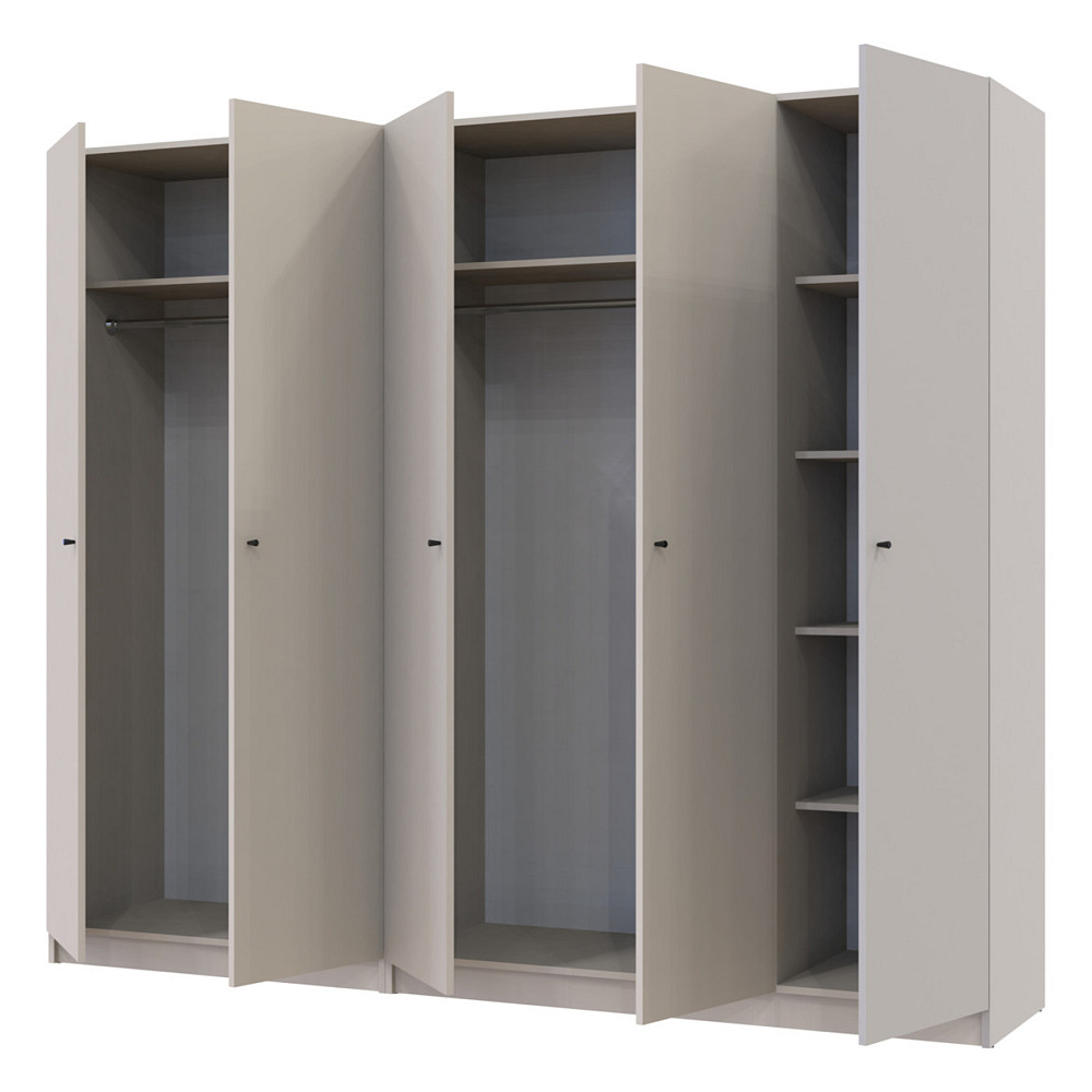 Комплект шаф для одягу Doros Промо (2 шт.) 225х48х204 см Кашемір (DRS-011212) Львів - фото 4