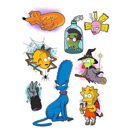 Временная татуировка Симпсоны Ink-Ok 9998255, 8 картинок Винница