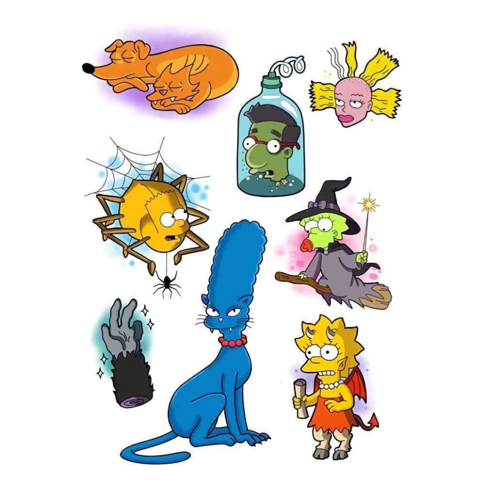Временная татуировка Симпсоны Ink-Ok 9998255, 8 картинок Винница - изображение 1