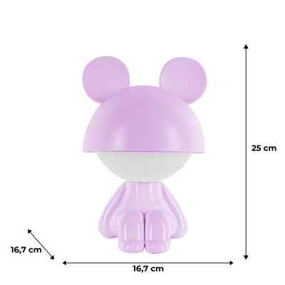 Нічник Kite Світильник LED з акумулятором Cute Mouse, фіолетовий (K25-316-2-5) Вінниця
