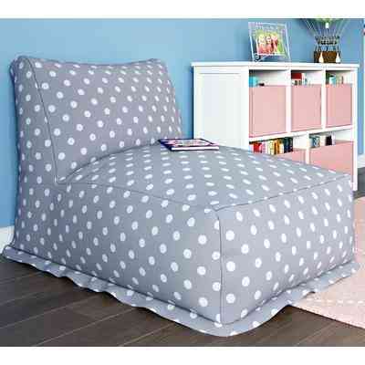 Бескаркасное кресло Горошек с оборкой Киев