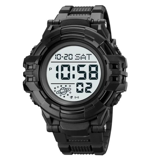 Мужские спортивные часы Skmei 2003 (Черные с белым) Киев - изображение 1