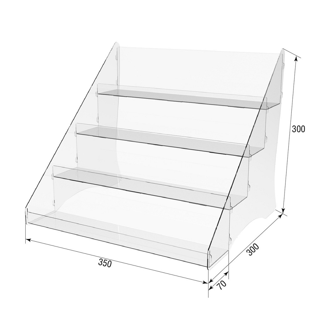 Товарна горка EKOSTAR на 4 полки 350х300х300 Київ - фото 3