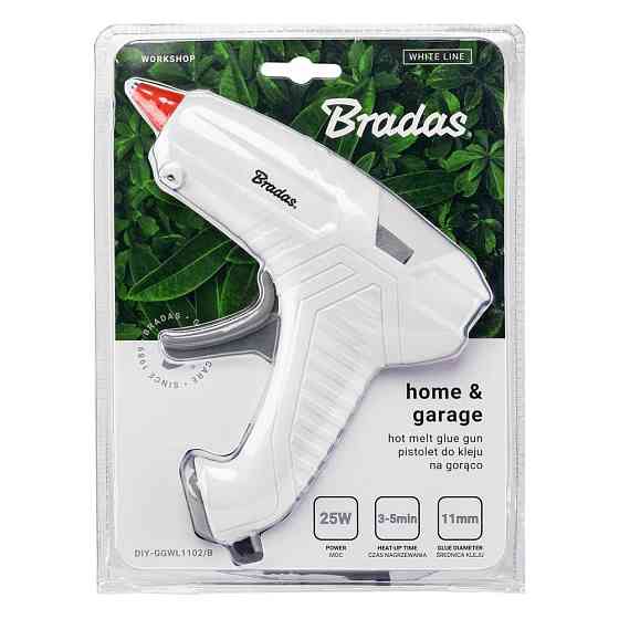 Термоклеевой пистолет, WHITE LINE, 11 мм, 25 Вт, DIY-GGWL1102/B Киев