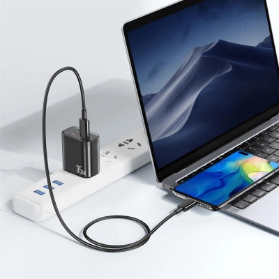 Зарядное устройство XO L105-CC 2xUSB-C PD35W Black (L105-CC.black) Винница - изображение 3