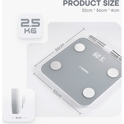 Ваги підлогові NAIPO NP-BS03 Вінниця - фото 7