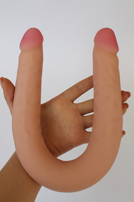Двосторонній фаллоімітатор EGZO Sex Aura Київ - фото 2