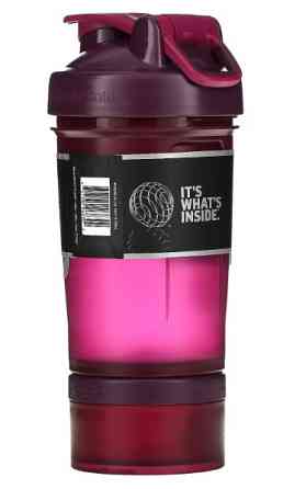 Шейкер спортивний BlenderBottle ProStak 22oz/650ml з 2-ма контейнерами Plum Каменское