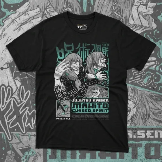 Футболка для підлітка хлопчика з принтом Магическая Битва Махито Розмір 160 Anime10723 Дніпро