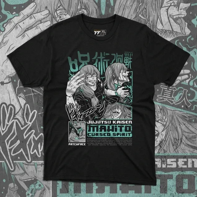 Футболка для підлітка хлопчика з принтом Магическая Битва Махито Розмір 160 Anime10723 Дніпро - фото 1