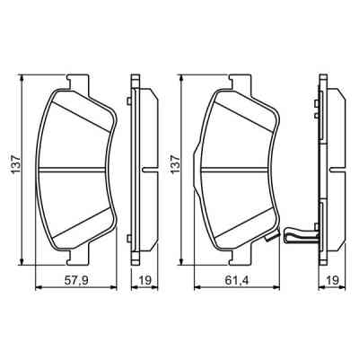 Гальмівні колодки Bosch 0 986 494 260 Вінниця