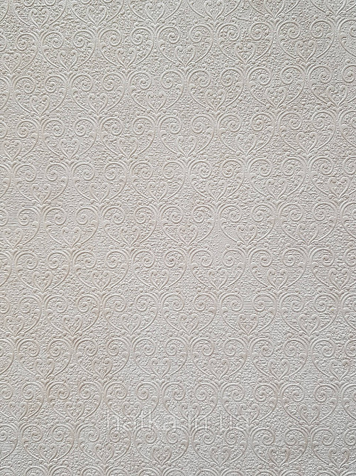 Шпалери метрові вінілові на флізеліні Sintra Classic класика однотонні дрібні завитки структурні бежеві 600320 Київ - фото 3