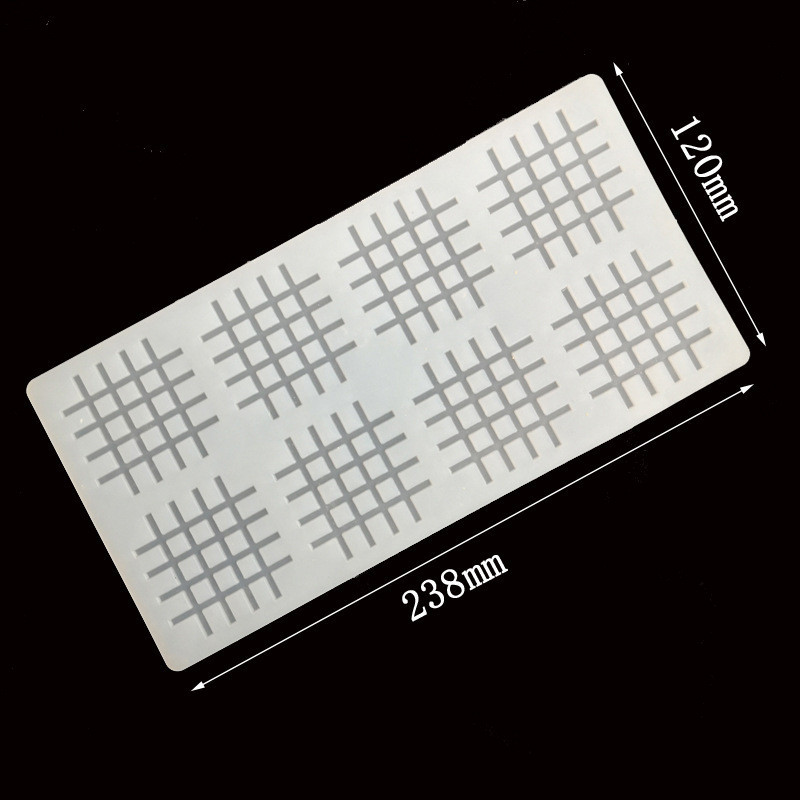 Молд силиконовый для шоколада Решетка 238 на 120 мм серый Киев - изображение 2