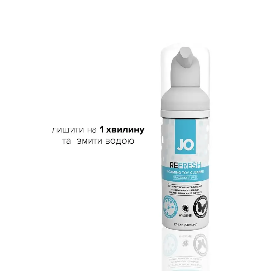 М’яка пінка для очищення іграшок System JO REFRESH (50 мл), дезінфекційна, проникає глибоко Львів - фото 4