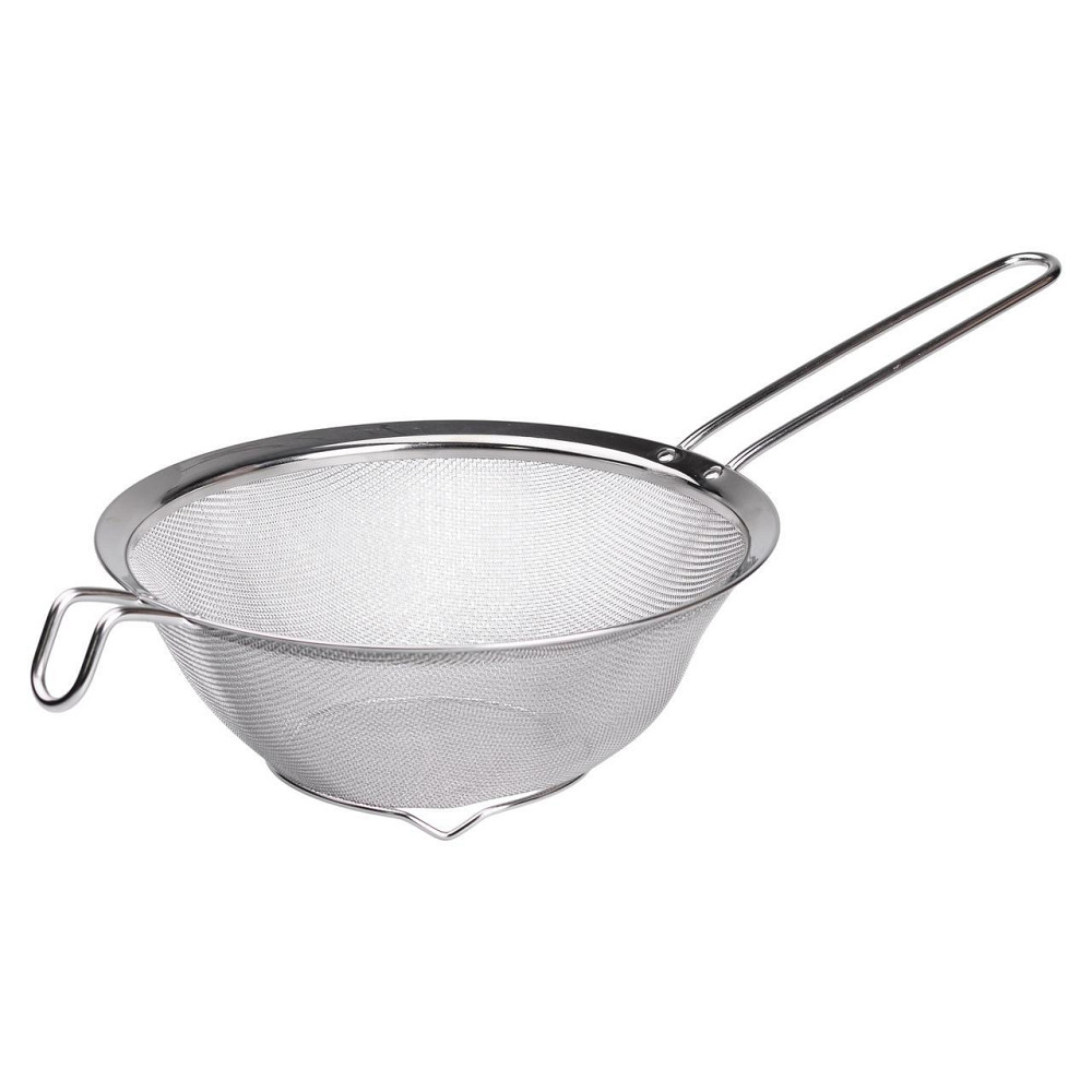 Дуршлаг-сито с ручкой 23 см мелкоячеистая сетка из нержавеющей стали HP-19-1-23CM Киев - изображение 4