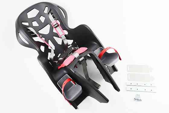 Сидіння для перевезення дітей пластмасове заднє, кріпл. на багажник, п'ятиточковий ремінь безпеки, BC-195 Киев