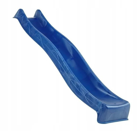 Детская горка пластиковая 3 метра скользкая спуск для детей Синий Киев - изображение 2