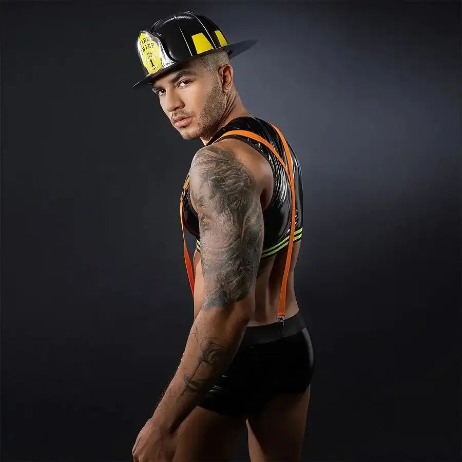 Чоловічий еротичний костюм пожежного JSY 9108 One Size Львів - фото 3