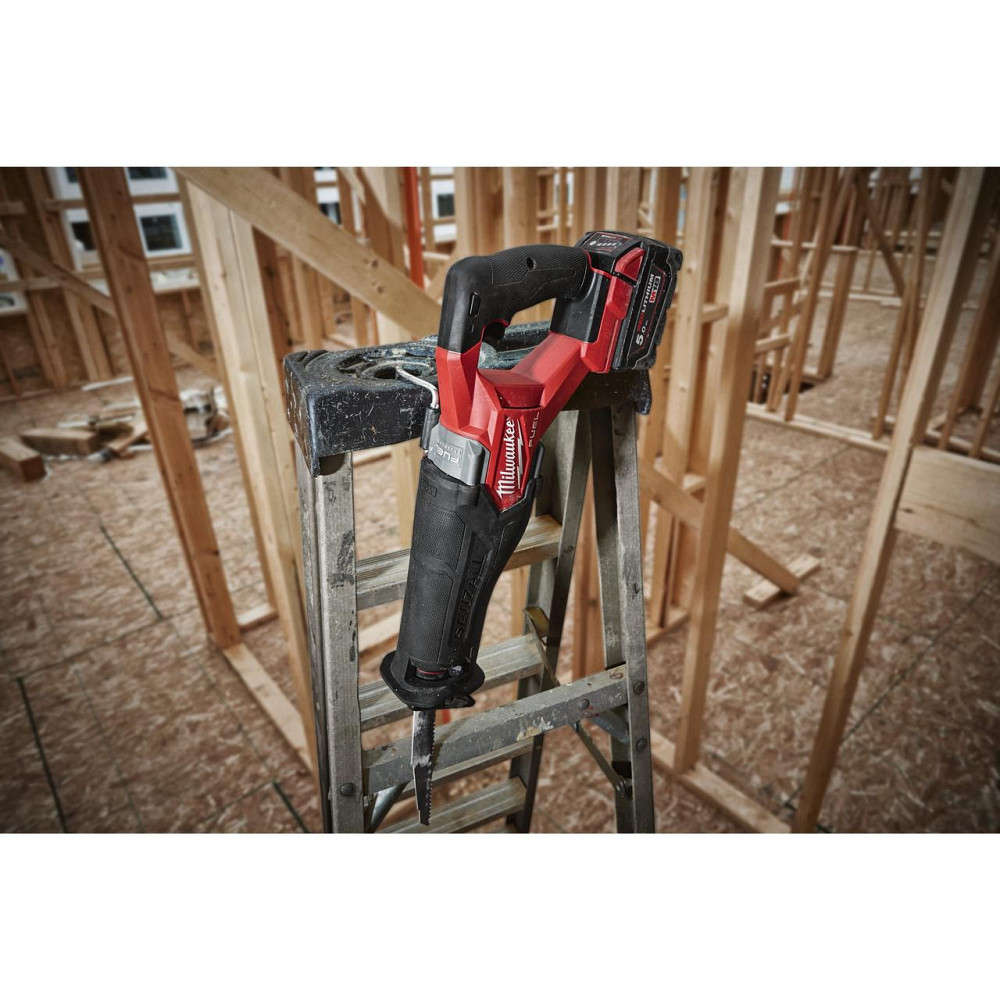 Пила шабельна акумуляторна MILWAUKEE, M18 FHZ-502X (+зар.пр., 2 акум.Х 5Аг, HDкейс) Одеса - фото 4
