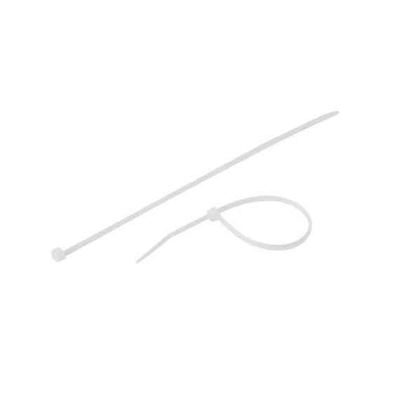 Хомут пластиковый, 2,5×150 мм, 100 шт/упак, белый INTERTOOL TC-2515 Киев