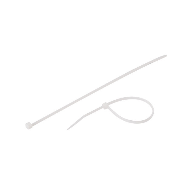 Хомут пластиковый, 2,5×150 мм, 100 шт/упак, белый INTERTOOL TC-2515 Киев - изображение 3