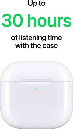 Bluetooth-гарнітура Apple AirPods 4 with Active Noise Cancellation White (MXP93ZE/A) ( 25401 ) Харьков