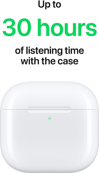 Bluetooth-гарнітура Apple AirPods 4 with Active Noise Cancellation White (MXP93ZE/A) ( 25401 ) Харьков - изображение 1
