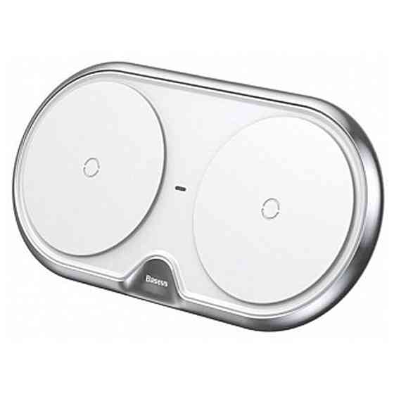 БЗП Baseus Dual Wireless Charger (EU) Silver Киев