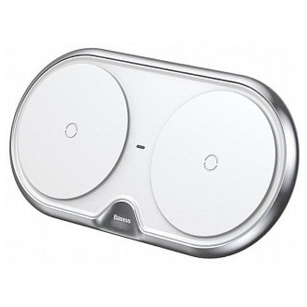 БЗП Baseus Dual Wireless Charger (EU) Silver Киев - изображение 1