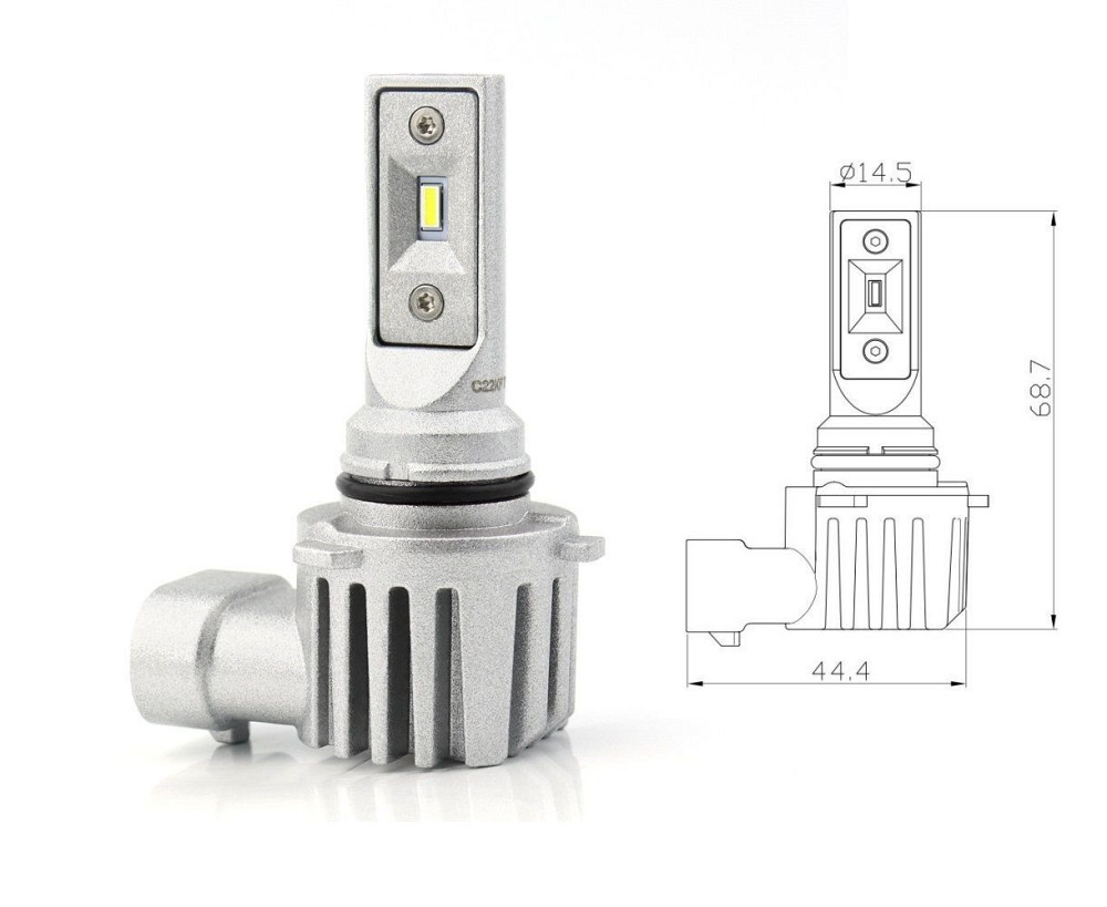 Комплект світлодіодних ламп BAXSTER SE Plus HB4 (9006) P22d 6000K 4000Lm 9-32V Харків - фото 3