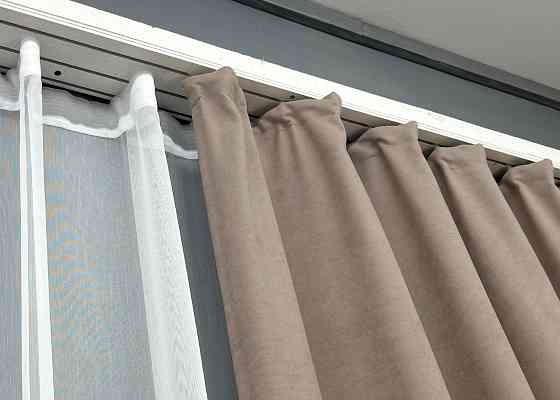 Шторная ткань микровелюр Petek YL цвет какао 2016ш Киев