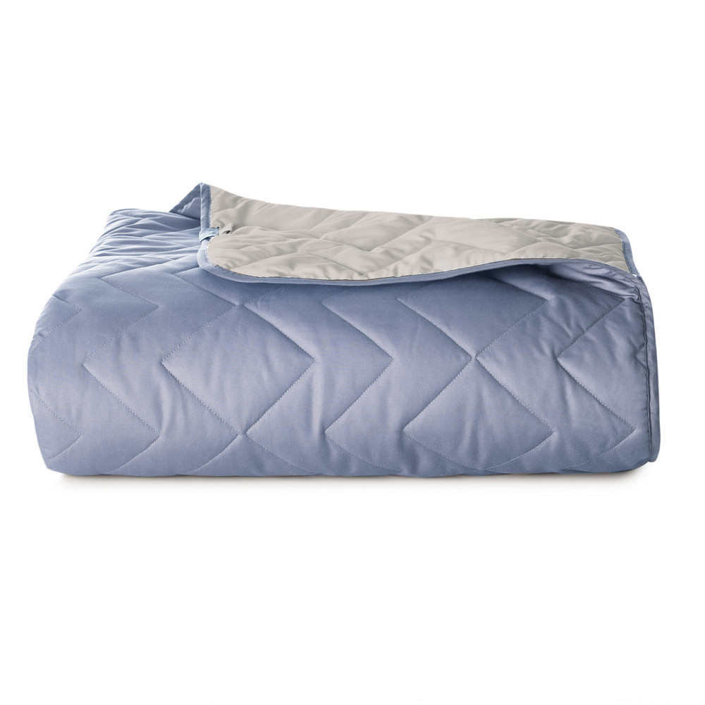 Покривало IDEIA Izzy 220х240 см джинс-сірий (56861214) Чернівці - фото 1