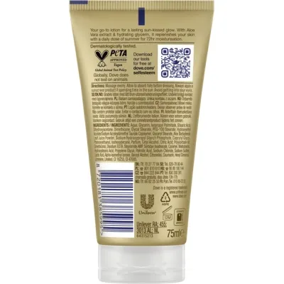 Автозагар Dove Body Love Summer Revived Крем-лосьон для лица и тела От светлого до среднего 75 мл (8720181385995) Винница