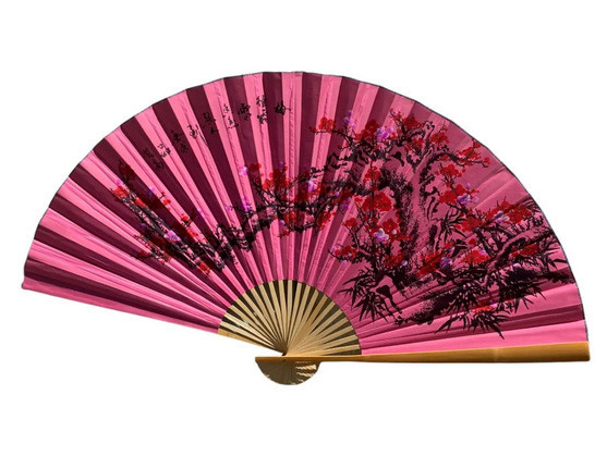 Настінний віяло для дому рожевий Сакура Київ - фото 1