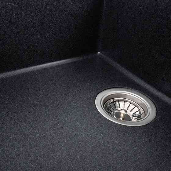 Гранітна мийка для кухні VALESO SELENA 7950 матова Карбон Коломия