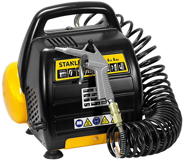 Мощный воздушный компрессор безмасляный STANLEY DN200/8/6 : 1.1 кВт, 6 л, 180 л/мин Киев - изображение 9