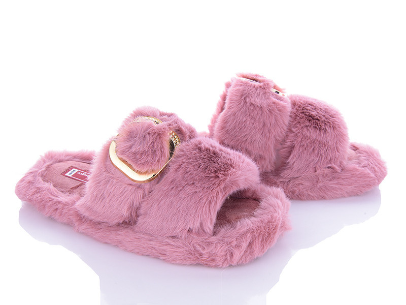 Жіночі капці домашні м'які хутряні Рожеві 40 Одеса - фото 1