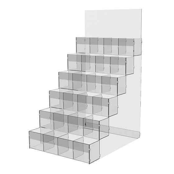 Підставка EKOSTAR для ручок та олівців 6 ярусів на 24 комірки Київ