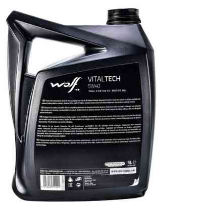 Моторное масло Wolf Vitaltech 5W-40 5л (8311291) Винница