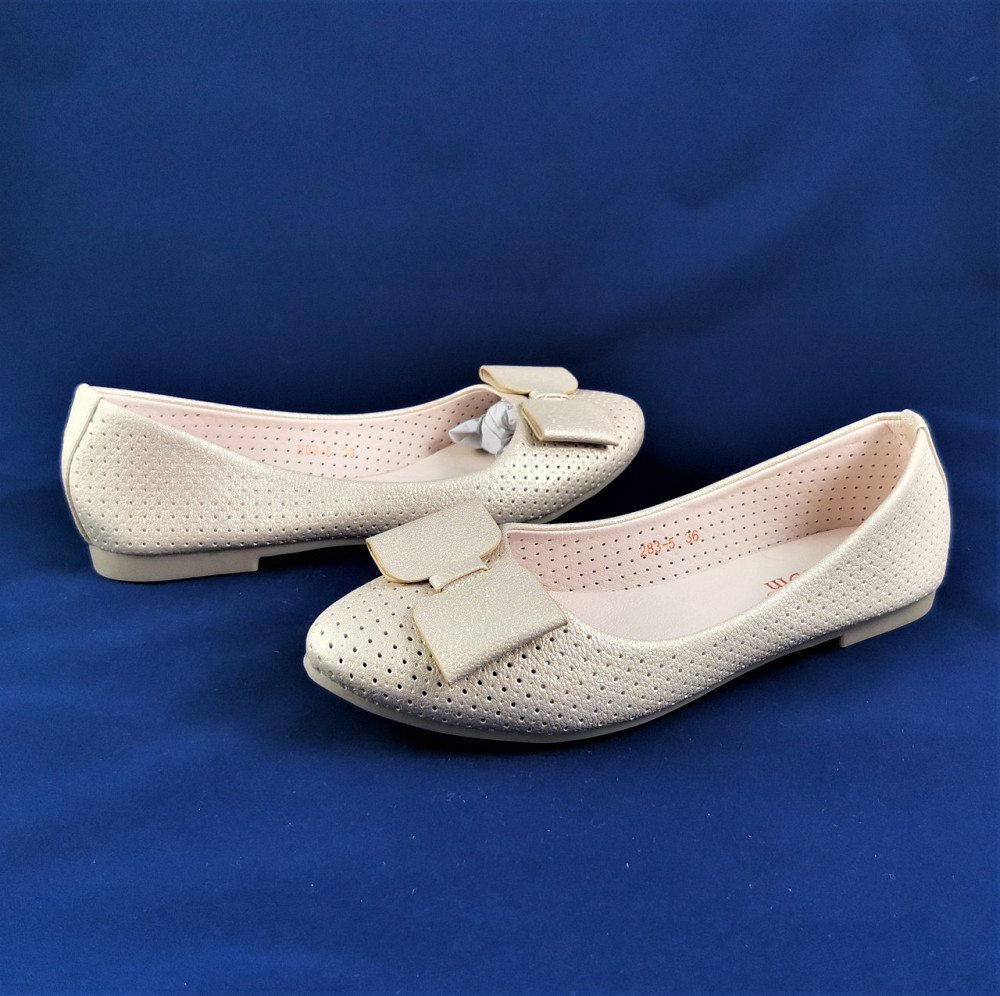 . Балетки Жіночі Бежеві Мокасини Туфлі (розміри: 36,38,40) - 83-5 Дніпро - фото 2