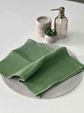 Вафельний рушник Ideal Textile 70х140 см 240 г/м2 (56860827) Зелений Чернівці